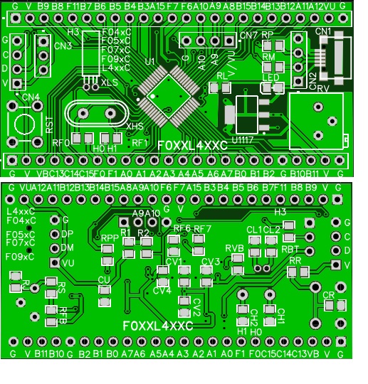 плата макетная STM32F  F0xxC_L4xxC