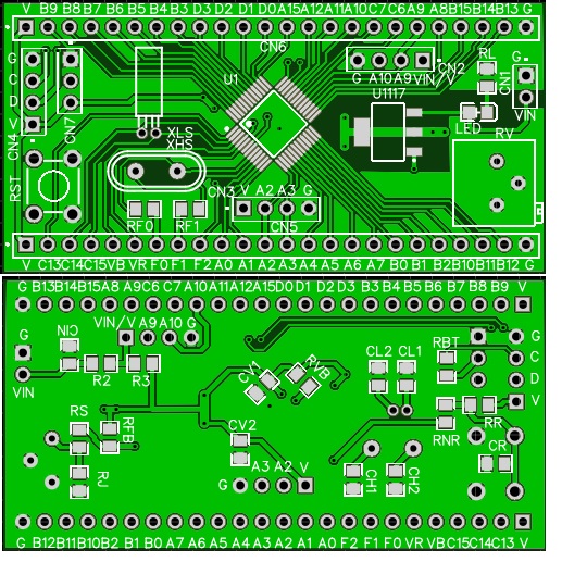 плата макетная STM32F  G0xxC