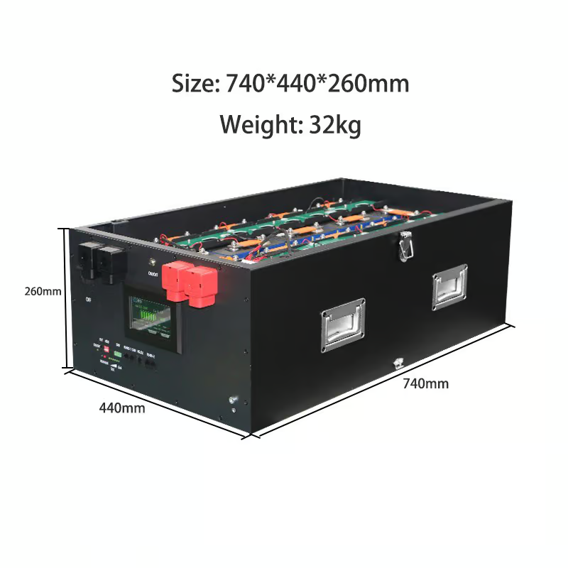 Battery box 51.2V for EVE 280/304/306/314Ah + BMS JK-PB2A16S20P (горизонтальний, Yixiang)