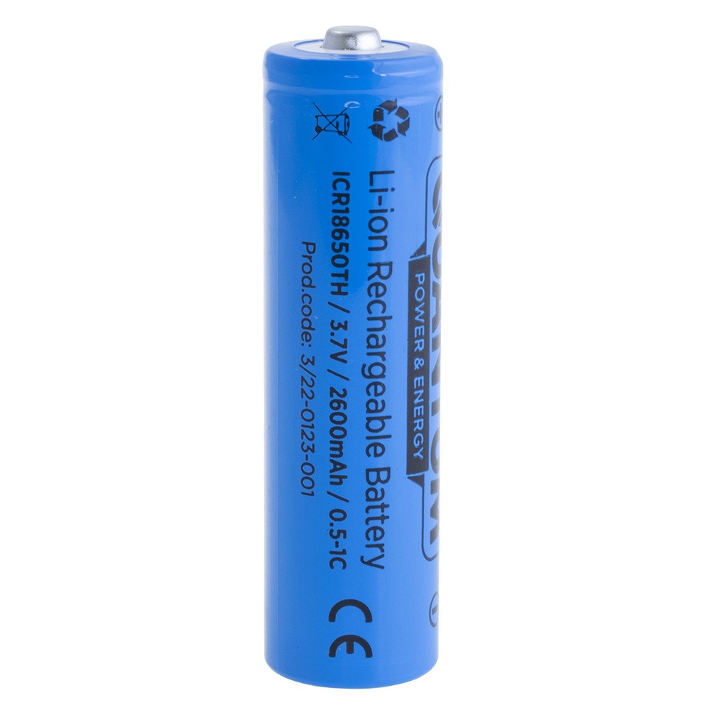 Акумулятор Li-Ion ICR18650 3.7V 2600mAh, 0.5-1С, Quantum