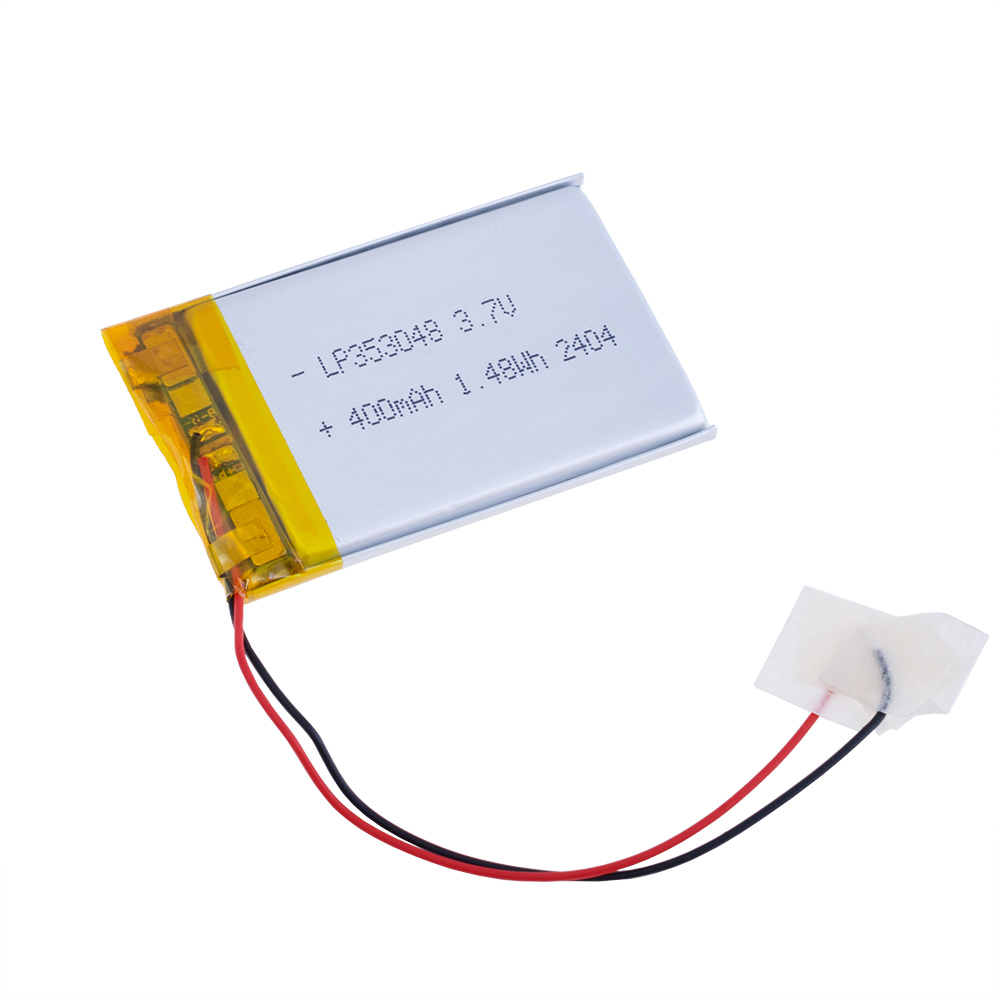 LiPo 400 mAh, 3,7V, 3,5x30,5x48,5мм LiPower акумулятор літій-полімерний LP353048