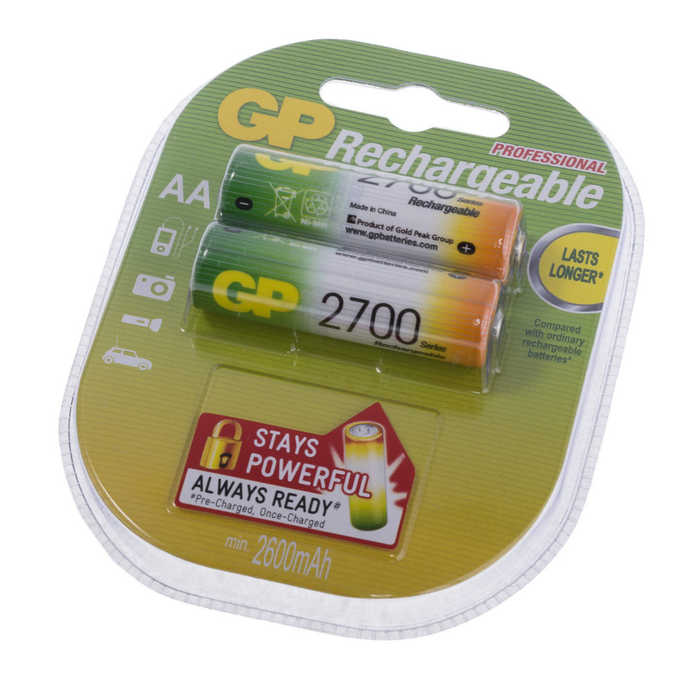 Аккумулятор gp aa 2700mah