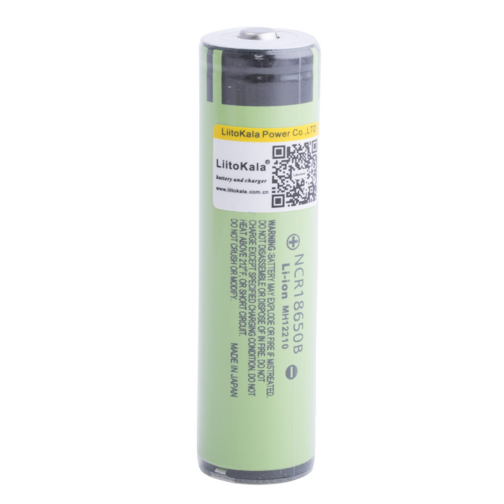 NCR18650B (3.7V, 3400mAh) акумулятор (MH12210) LiitoKala від 222 грн ...